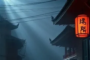 《深巷面包房》封面，凌晨亮灯的后厨操作台
